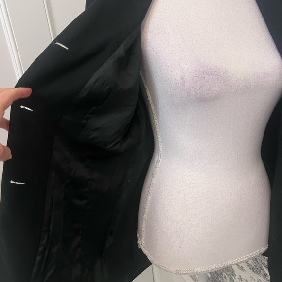 Banana republic Black Women's Blazer size 6l wool - Picture 5 of 7